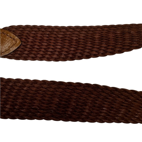 Mulberry Company England Brown Braided Belt 30/75 main image 4